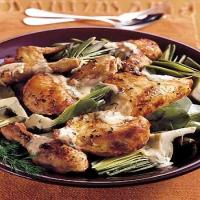 Lemon Chicken and Artichokes with Dill Sauce image
