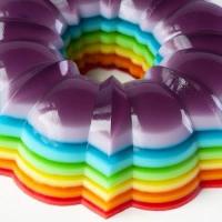 Rainbow Jello Mold image