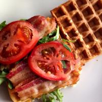 BLT Waffle Sandwich image