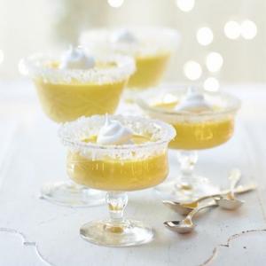 Passion-mango delight with coconut whip image
