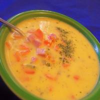 Carrot-Cheese Soup image