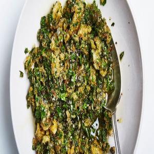 Salsa Verde With Toasted Breadcrumbs_image