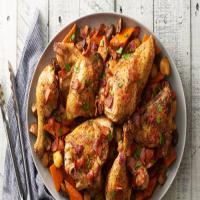 Slow-Cooker Savory Roast Chicken and Vegetables image