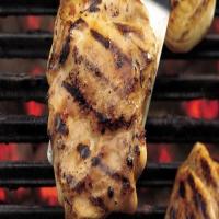 Apricot Glazed Grilled BBQ Chicken Thighs image