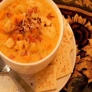 Butternut Chicken and Banana Soup_image