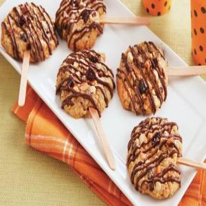 Chocolate Oat Cherry Cookie Pops image