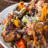 BBQ Chicken Wings with Pineapple-Ginger Teriyaki Sauce image