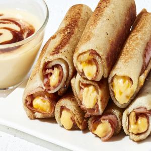 Grilled Ham-and-Cheese Roll-Ups image