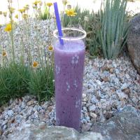 Healthy Blueberry Milkshake image