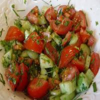 Simple Tomato Herb Salad image
