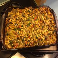 Passover Matzo Kugel With Vegetables image