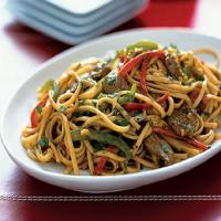 Stir-Fried Noodles with Singapore Lamb Curry image