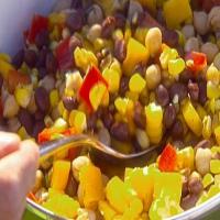 Corn and Black Bean Salad with Basil-Lime Vinaigrette image