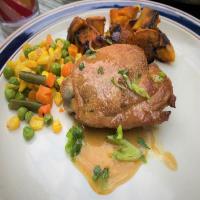 Molasses-Brined Roasted Chicken_image