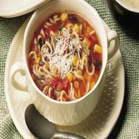 Black Bean and Salsa Noodle Soup image