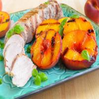 5-Ingredient Grilled Pork Tenderloin with Peaches image