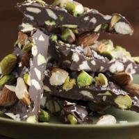 Salted Almond and Pistachio Bark image