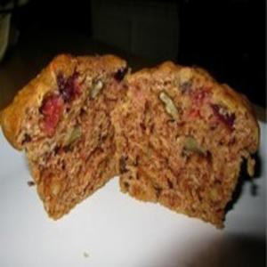 Zucchini, Cranberry and Pecan Muffins_image