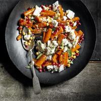 Roasted carrots with goat's cheese & pomegranate_image