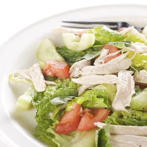 Poached Chicken Salad with Chopped Vegetables image
