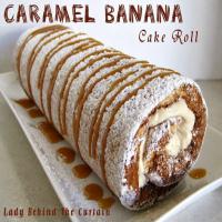 Caramel Banana Cake Roll Recipe - (4.3/5) image