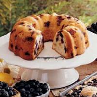 Blueberry-Peach Pound Cake image