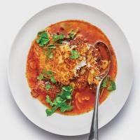 Spicy and Tangy Broth With Crispy Rice image