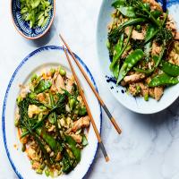Easy Fried Rice with Chicken and Broccolini image