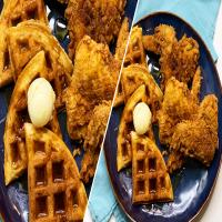 Fried Chicken And Waffles As Made By Breana Jackson Recipe by Tasty_image