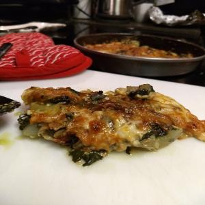 Spinach, Caramelized Onion, and Muenster Au Gratin Potatoes_image