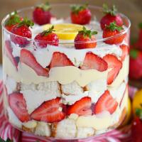Lemon Strawberry Trifle image
