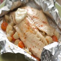 Baked Tilapia with Cauliflower & Carrots_image