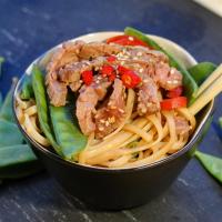 Asian Steak and Noodle Bowl image