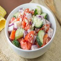 Tomato and Cucumber Salad Recipe image
