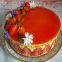 Strawberry Fraisier Cake_image
