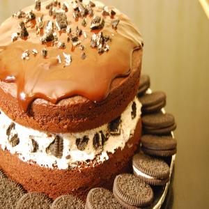 Chocolate Covered Oreo Cookie Cake image
