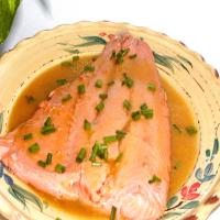 Salmon With Mango Sauce image