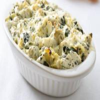Skinny Spinach Dip with Artichokes image