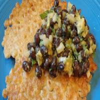 Corn Fritters with Black Bean Salad_image
