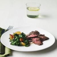 Skirt Steak with Beets and Greens_image