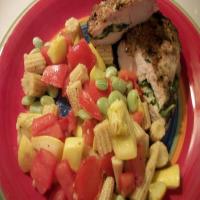 Pepper Jack Chicken with Succotash image