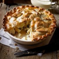 Apple & ginger pie with walnut pastry image