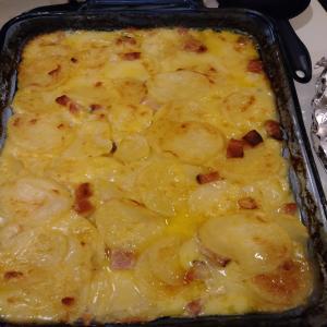 Scalloped Potatoes and Ham With Cheese_image