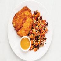 Chicken Milanese with Sweet Potato Salad image
