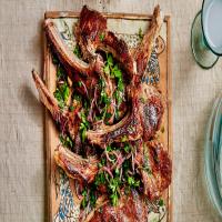 Seven-Spice Grilled Lamb Chops with Parsley Salad Recipe_image