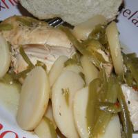 Simple Crock Pot Chicken With Green Beans image