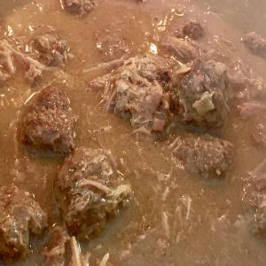 Ragout de Pattes de Cochon (Pork Shank and Meatball Stew)_image