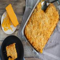 All-Cheddar Baked Mac and Cheese image
