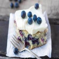 Blueberry Zucchini Snack Cake&Lemon Butter Cream image