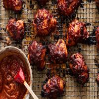 Roasted Chicken Thighs With Peanut Butter Barbecue Sauce image